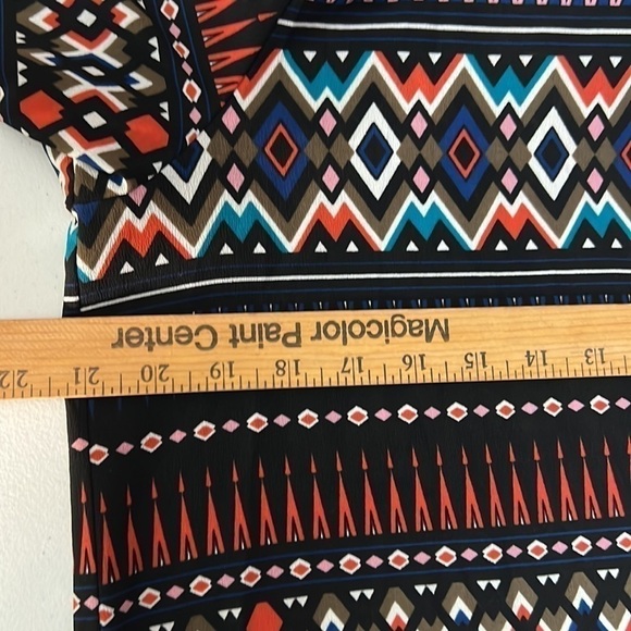 19 Cooper Aztec 3/4 sleeve blouse size xl - Picture 8 of 10